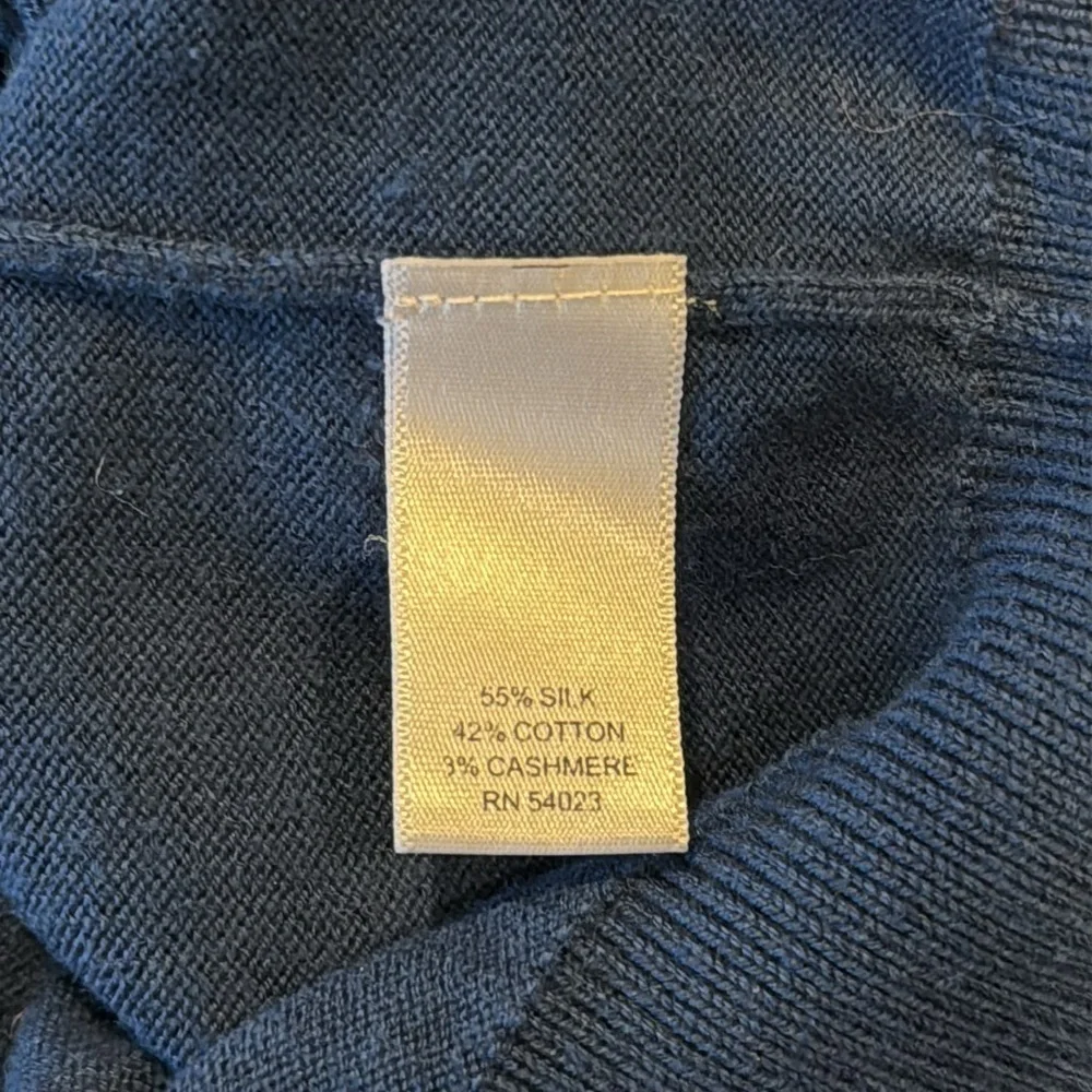 Banana Republic Men’s Extra Large Collared 1/4 Zip Up Silk Cashmere Long Sleeve